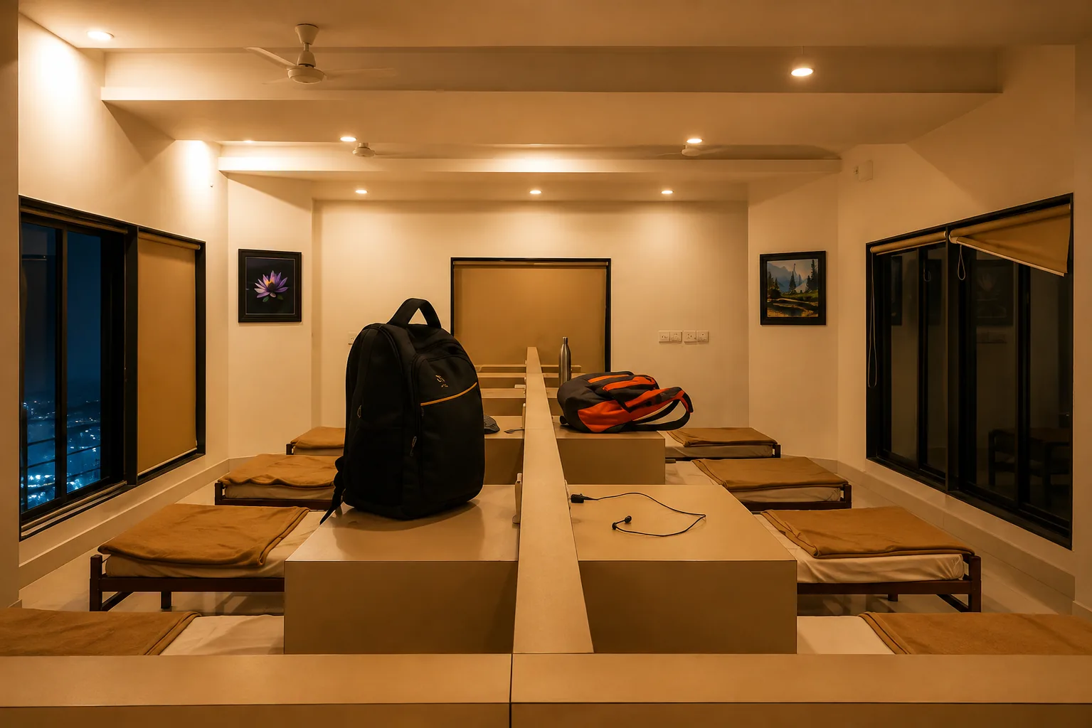 Dining arrangement at Toran Hill Resort