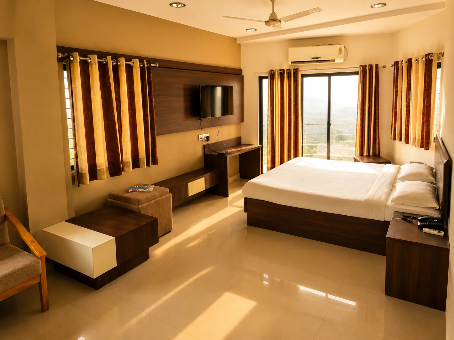 Spacious family suite at Toran Hill Resort